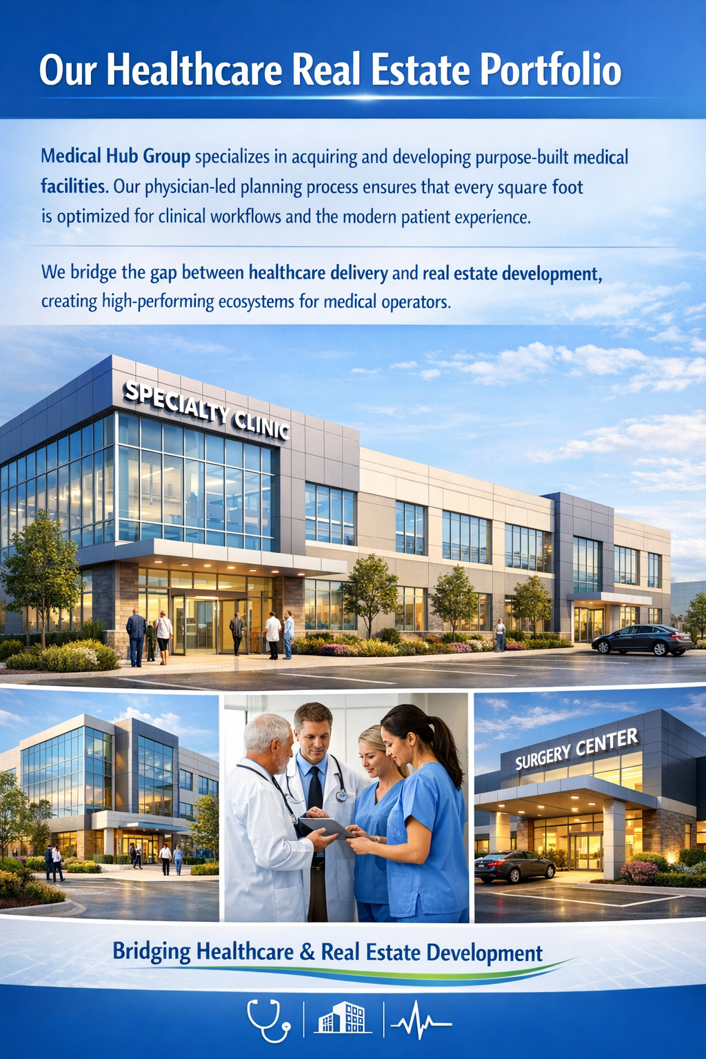 Modern Medical Hub Interior